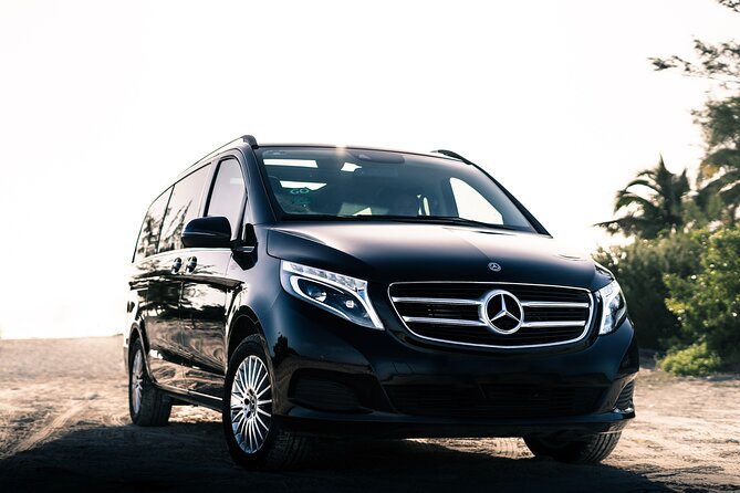 Transfer in Luxury Mercedes Benz Minivan - Inside the Mercedes-style ride: WiFi, towels, and cold drinks