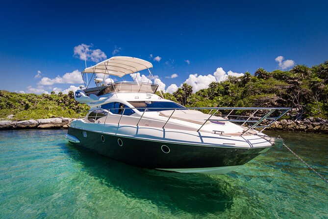 Tulum Luxury Escape – 4h All Inclusive on 43' Private Yacht - Private 43-Foot Yacht from Puerto Aventuras, in 4 Hours