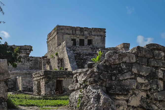 Tulum Ruins, Turtles in Akumal and Cenote tour - Entering Tulum Ruins with ocean views, not just ruins