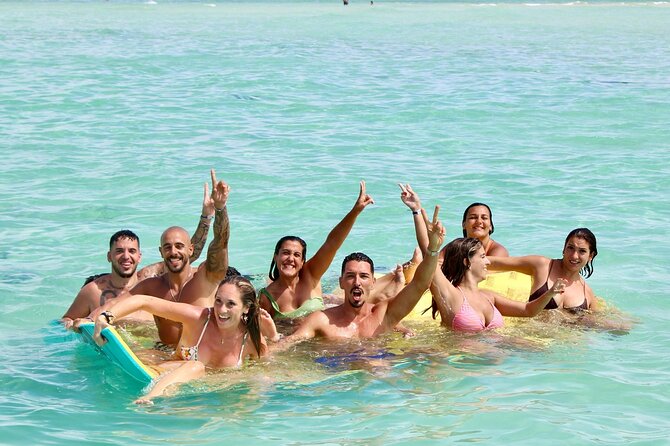 Unforgettable Catamaran Journey: Cancun to Isla Mujeres! - The sunset toast on the way back to Cancun