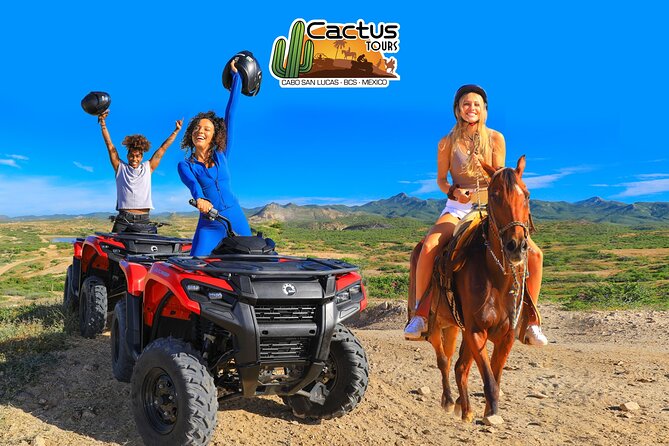 UTV, Free Horseback Ride, and Sky Bike Adventure Combo - Horses plus sky bikes: the combo that breaks up the adrenaline