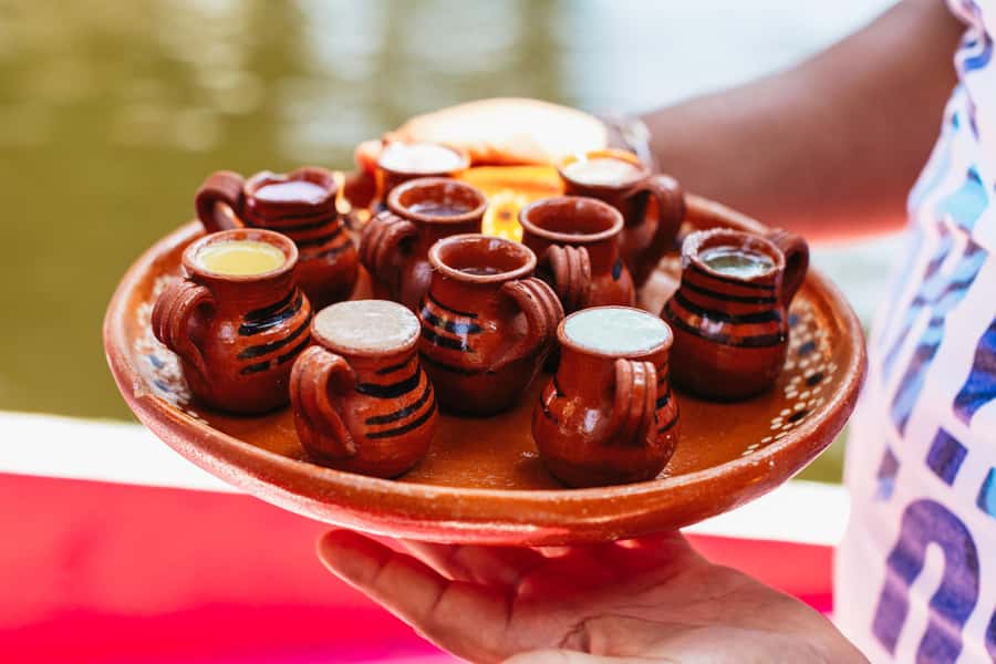 Xochimilco: a traditional boat tour, culture, and fun. - The chinampa food break: one quesadilla plus a real pause