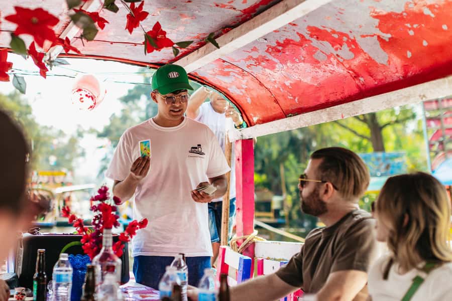 Xochimilco: a traditional boat tour, culture, and fun. - Your trajinera ride starts with drinks, your music choice, and a small souvenir
