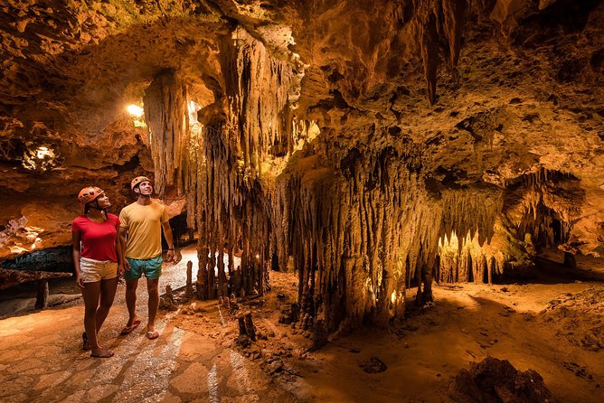 Xplor Park Day Trip with Lunch and Transportation - The first big thrill: zip lines with cave runs and a cenote splash